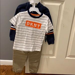 3 piece DKNY toddler set 24 months NWT